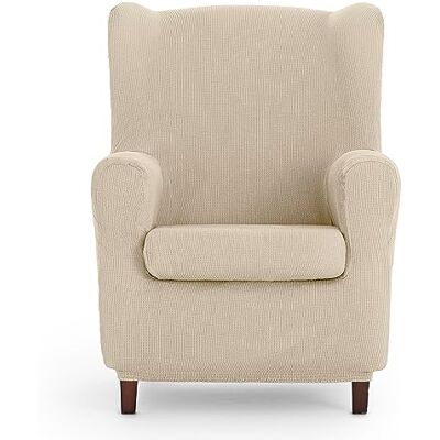 Eysa Ulises élastique Repose-téte Housse de Fauteuil Couleur 00-écru, Polyester Coton, Ecru, 37x5x29 cm Eysa Ulises élastique Repose-téte Housse de Fauteuil Couleur 00-écru, Polyester Coton, Ecru, 37x5x29 cm