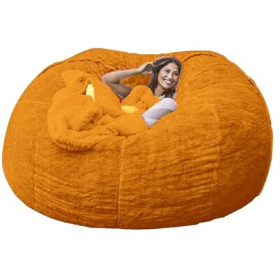 DGDHHSFJDJ Housse de pouf 1,80 m – Grand canapé-lit rond en velours doux et moelleux, pour salon, idéal pour chambre et dortoir DGDHHSFJDJ Housse de pouf 1,80 m – Grand canapé-lit rond en velours doux et moelleux, pour salon, idéal pour chambre et dortoir