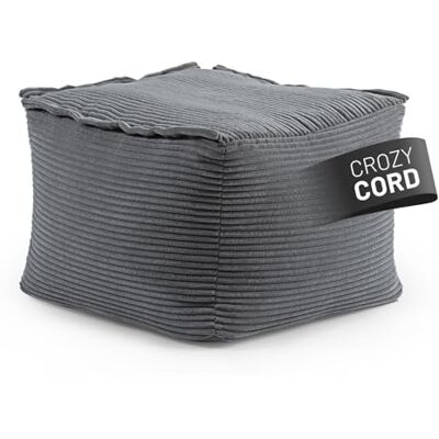 Lumaland Pouf modulaire en velours côtelé Structure douce Idéal pour canapés et décoration intérieure Rembourré Salon, etc. 54 x 54 x 40 cm Lumaland Pouf modulaire en velours côtelé Structure douce Idéal pour canapés et décoration intérieure Rembourré Salon, etc. 54 x 54 x 40 cm