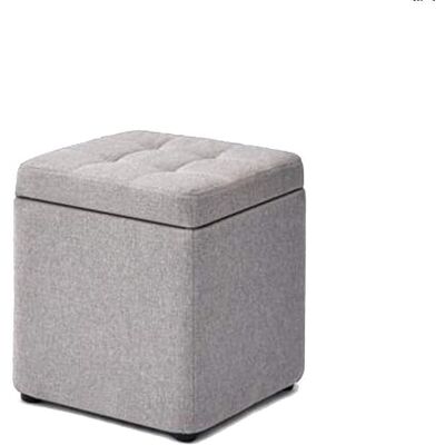 BGKASYHI Tabouret carré touffeté en tissu de lin ottoman avec banc de rangement cube tabouret repose-pieds salon et chambre à coucher (couleur : #2) BGKASYHI Tabouret carré touffeté en tissu de lin ottoman avec banc de rangement cube tabouret repose-pieds salon et chambre à coucher (couleur : #2)