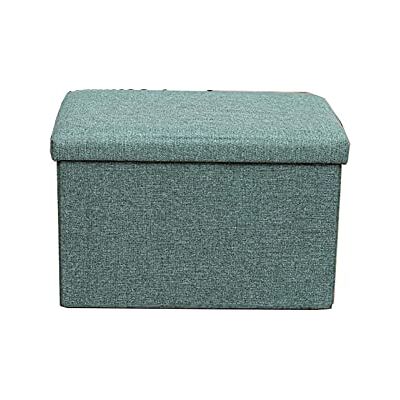 JCPQDWTD Banc de rangement ottoman 38 x 38 x 38 cm pour salon, dortoir, bureau, petit repose-pieds avec couvercle amovible, pouf en tissu de lin pour canapé, portable et adapté aux animaux domestiques JCPQDWTD Banc de rangement ottoman 38 x 38 x 38 cm pour salon, dortoir, bureau, petit repose-pieds avec couvercle amovible, pouf en tissu de lin pour canapé, portable et adapté aux animaux domestiques