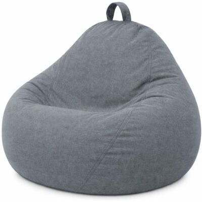 bananair Pouf Poire 105 x 85 cm – Tissu Doux et Assise Confortable – Housse Lavable en Machine – Pouf Chambre Ado, Salon – Gros Pouf Poire Adulte, Ado (Gris foncé) bananair Pouf Poire 105 x 85 cm – Tissu Doux et Assise Confortable – Housse Lavable en Machine – Pouf Chambre Ado, Salon – Gros Pouf Poire Adulte, Ado (Gris foncé)