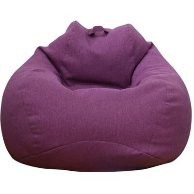 BAODBF Pouf sans Remplissage, Housse de Pouf pour Chambre et Salon (100×120cm, Violet) BAODBF Pouf sans Remplissage, Housse de Pouf pour Chambre et Salon (100×120cm, Violet)