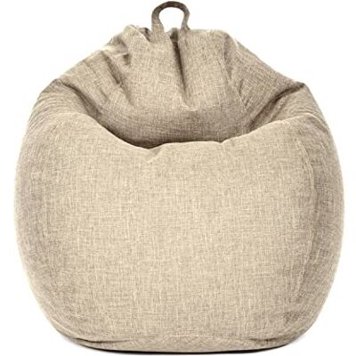 Green Bean Pouf d'intérieur XXL de 300 l avec rembourrage en perles EPS Doux et moelleux Lavable Tissu intérieur Coussin de sol, coussin d'assise Sable crème Green Bean Pouf d'intérieur XXL de 300 l avec rembourrage en perles EPS Doux et moelleux Lavable Tissu intérieur Coussin de sol, coussin d'assise Sable crème