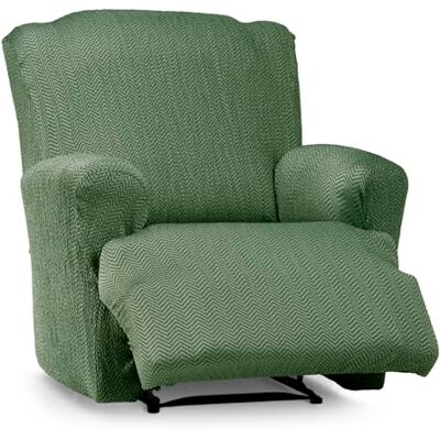 Eysa Luz Housse de canapé élastique pour fauteuil relax inclinable Vert Eysa Luz Housse de canapé élastique pour fauteuil relax inclinable Vert