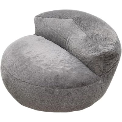 SHBHWS Housse de Pouf en Fausse Fourrure 1 m (3,3 pi) sans Rembourrage, for siège Sol, Fauteuil, Repose-Pieds, canapé Salon pour la Détente en Extérieur et en Intérieur(Light Grey-by) SHBHWS Housse de Pouf en Fausse Fourrure 1 m (3,3 pi) sans Rembourrage, for siège Sol, Fauteuil, Repose-Pieds, canapé Salon pour la Détente en Extérieur et en Intérieur(Light Grey-by)