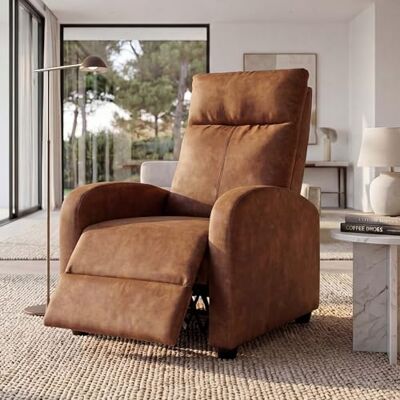 Mendler Fauteuil TV HWC-F76 Tissu/textile Imitation daim vintage Fauteuil de relaxation, fauteuil, chaise longue, inclinable, réglable Mendler Fauteuil TV HWC-F76 Tissu/textile Imitation daim vintage Fauteuil de relaxation, fauteuil, chaise longue, inclinable, réglable