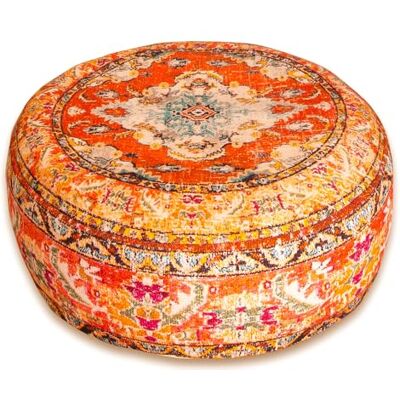 ART Housse de Coussin de Sol 60x20 cm Taie d'oreiller Tapis de Méditation Ronde Décoratif Pouf Tapis en Coton imprimé ART Housse de Coussin de Sol 60x20 cm Taie d'oreiller Tapis de Méditation Ronde Décoratif Pouf Tapis en Coton imprimé
