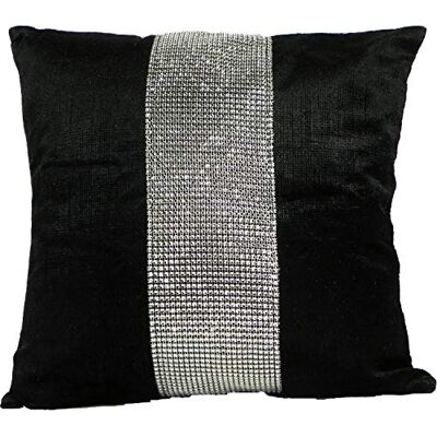 Emma Barclay Housse de Coussin ECLAT 22x22 (50x50cm) Noir 100% Polyester Emma Barclay Housse de Coussin ECLAT 22x22 (50x50cm) Noir 100% Polyester