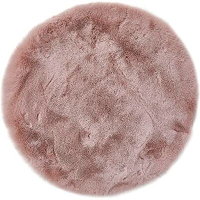 andiamo Lot de 4 coussins de chaise Cingoli En fourrure synthétique Pour décoration de salon ou de chaise Coussins d'assise confortables Diamètre : 40 cm Vieux rose andiamo Lot de 4 coussins de chaise Cingoli En fourrure synthétique Pour décoration de salon ou de chaise Coussins d'assise confortables Diamètre : 40 cm Vieux rose