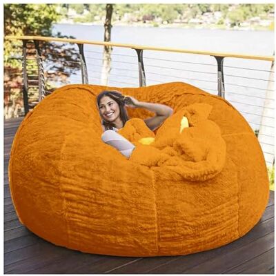 DGDHHSFJDJ Housse de pouf de 1,8 m, housse de pouf pour adultes et enfants sans rembourrage, lavable en machine, coutures doubles, convient pour chambre et dortoir DGDHHSFJDJ Housse de pouf de 1,8 m, housse de pouf pour adultes et enfants sans rembourrage, lavable en machine, coutures doubles, convient pour chambre et dortoir