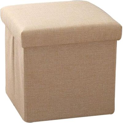 ZXLAGDBP Repose-pieds pliable ottoman ottoman pliable en lin, boîte de rangement, repose-pieds, tabouret de siège adapté pour terrasse, salon, couloir, pleine lune ZXLAGDBP Repose-pieds pliable ottoman ottoman pliable en lin, boîte de rangement, repose-pieds, tabouret de siège adapté pour terrasse, salon, couloir, pleine lune