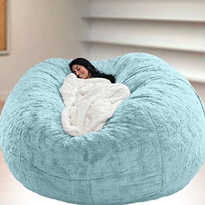 WTUYJN Housse de pouf de jeu (sans rembourrage) Dossier haut sans rembourrage Extra large et super douce Canapé lit paresseux WTUYJN Housse de pouf de jeu (sans rembourrage) Dossier haut sans rembourrage Extra large et super douce Canapé lit paresseux