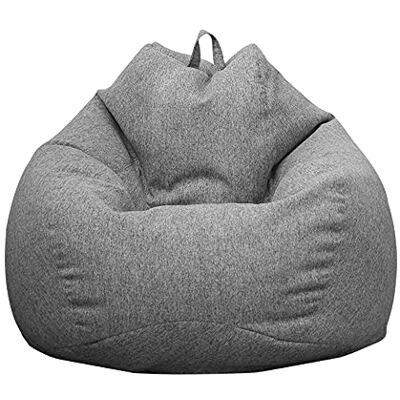 harupink Pouf Poire Adulte et Enfants, Classique, Fauteuil de Pouf Poire d’intérieur, Grand, Housse M Gris Foncé harupink Pouf Poire Adulte et Enfants, Classique, Fauteuil de Pouf Poire d’intérieur, Grand, Housse M Gris Foncé