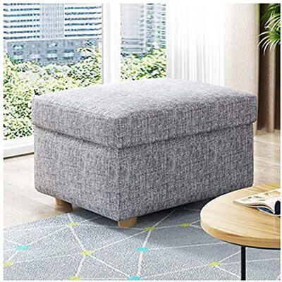QYMYOZ Tabourets ottomans Tabouret de rangement en tissu Tabouret de canapé Repose-chaussures Décoration d'intérieur Salon Balcon/Orange/60 x 60 x 40 cm, gris # A60 x 60 x 40 cm QYMYOZ Tabourets ottomans Tabouret de rangement en tissu Tabouret de canapé Repose-chaussures Décoration d'intérieur Salon Balcon/Orange/60 x 60 x 40 cm, gris # A60 x 60 x 40 cm