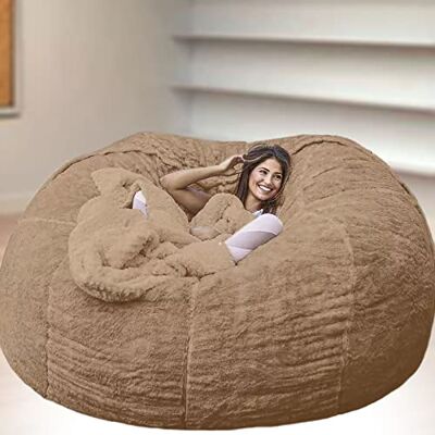 WTUYJN Housse de pouf de jeu (sans rembourrage) Dossier haut sans rembourrage Extra large et super douce Canapé lit paresseux WTUYJN Housse de pouf de jeu (sans rembourrage) Dossier haut sans rembourrage Extra large et super douce Canapé lit paresseux