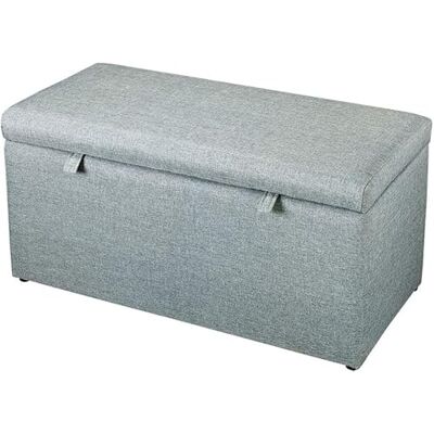 BEQLXTA Repose-pieds ottoman pliable avec rembourrage en éponge hautement élastique, banc de siège pliable et repose-pieds gris (taille : 43 x 43 x 45 cm) (90 x 43 x 45 cm) BEQLXTA Repose-pieds ottoman pliable avec rembourrage en éponge hautement élastique, banc de siège pliable et repose-pieds gris (taille : 43 x 43 x 45 cm) (90 x 43 x 45 cm)