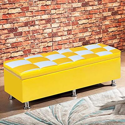 LDTTYRC Banc de Rangement Rectangulaire Entrée Banc à Chaussures, Salon Chambre à Coucher Ottoman Bancs Coffre à Jouets, Cuir Synthétique Canapé Rembourré Repose-Pieds Rangement Ottomane-H 70 x 40 x 4 LDTTYRC Banc de Rangement Rectangulaire Entrée Banc à Chaussures, Salon Chambre à Coucher Ottoman Bancs Coffre à Jouets, Cuir Synthétique Canapé Rembourré Repose-Pieds Rangement Ottomane-H 70 x 40 x 4
