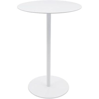 Spetebo Table d'appoint ronde en métal blanc – Ø 35 cm – Table basse au design table de bistrot – Table de salon, table décorative, table à fleurs, table de téléphone, table de rangement – Table de Spetebo Table d'appoint ronde en métal blanc – Ø 35 cm – Table basse au design table de bistrot – Table de salon, table décorative, table à fleurs, table de téléphone, table de rangement – Table de