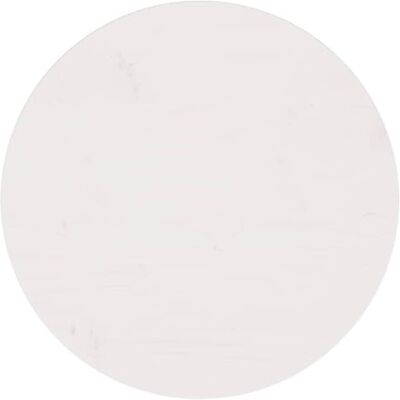 vidaXL Dessus de table Blanc Ø60x2,5 cm Bois de pin massif vidaXL Dessus de table Blanc Ø60x2,5 cm Bois de pin massif