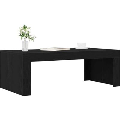 vidaXL Table basse Chêne noir 102 x 50 x 35 cm Bois d'ingénierie, Table basse rectangulaire tendance, meuble moderne, salon compact, accent décoratif durable vidaXL Table basse Chêne noir 102 x 50 x 35 cm Bois d'ingénierie, Table basse rectangulaire tendance, meuble moderne, salon compact, accent décoratif durable