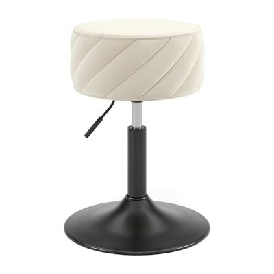 Vicco Tabouret "Cherio", Beige, 35x50.5cm, adapté comme siège pour coiffeuse ou table de maquillage Vicco Tabouret "Cherio", Beige, 35x50.5cm, adapté comme siège pour coiffeuse ou table de maquillage