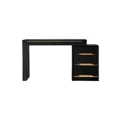 SONGYL-20249 Coiffeuse Table de maquillage moderne et élégante avec coin extensible en bois massif, chambre minimaliste parfaite Coiffeuse avec miroir SONGYL-20249 Coiffeuse Table de maquillage moderne et élégante avec coin extensible en bois massif, chambre minimaliste parfaite Coiffeuse avec miroir