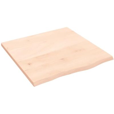 vidaXL Dessus de table 60x60x2 cm bois de chêne massif non traité vidaXL Dessus de table 60x60x2 cm bois de chêne massif non traité