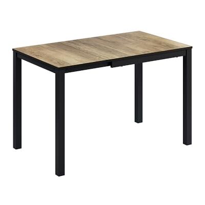 Vicco Table de salle à manger Granny Chêne rustique/Anthracite 80-120x70 Vicco Table de salle à manger Granny Chêne rustique/Anthracite 80-120x70