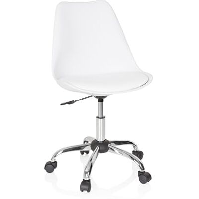 hjh OFFICE Chaises de Bureau, Blanc, 48 x 54 x 96 hjh OFFICE Chaises de Bureau, Blanc, 48 x 54 x 96
