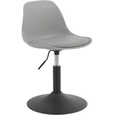 WOLTU 1 X Réglable Tabouret Chaise Travail Chaise de Salle à Manger Tabouret de Maquillage Chaise Pivotante Similicuirs pour Bureau Domicile Magasin, Hauteur Réglable de 39,5-50,5cm,Gris BH304gr-1 WOLTU 1 X Réglable Tabouret Chaise Travail Chaise de Salle à Manger Tabouret de Maquillage Chaise Pivotante Similicuirs pour Bureau Domicile Magasin, Hauteur Réglable de 39,5-50,5cm,Gris BH304gr-1