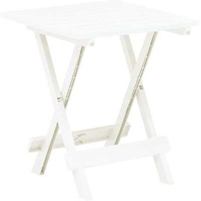 vidaXL FORNOR 10043 TABLE PLIANTE BLANCHE ADIGE 43 x 45 x 50 vidaXL FORNOR 10043 TABLE PLIANTE BLANCHE ADIGE 43 x 45 x 50