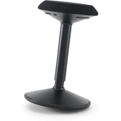 Waytex Tabouret Ergonomique à Bascule, Améliore la posture, Assise Ronde Confortable et Base bombée antidérapante, Hauteur réglable 55-79 cm, Poste Assis-debout, Travail bureau, Télétravail, Dessin Noir Waytex Tabouret Ergonomique à Bascule, Améliore la posture, Assise Ronde Confortable et Base bombée antidérapante, Hauteur réglable 55-79 cm, Poste Assis-debout, Travail bureau, Télétravail, Dessin Noir