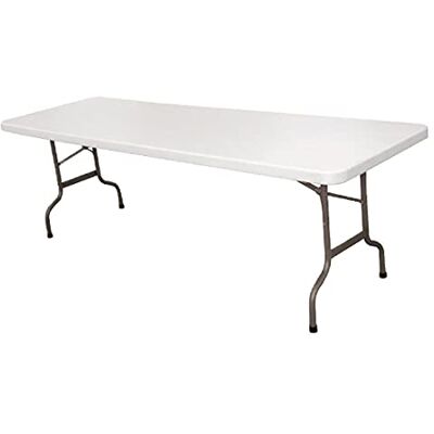 Bolero Table pliante rectangulaire 1,5 m blanche Bolero Table pliante rectangulaire 1,5 m blanche