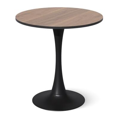 Vicco Table à manger "Carl", Noyer/Noir, 70x70cm Vicco Table à manger "Carl", Noyer/Noir, 70x70cm