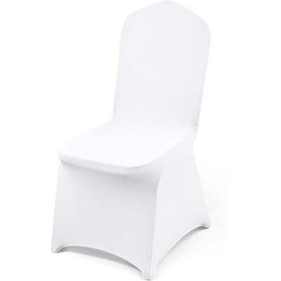 VEVOR Couverture Housses de Chaise Mariage 50 Pièces Housse de Chaise Blanche Housse de Chaise Banquet pour Chaises sans Bras Polyester et Élasthanne Élastique Soirée Célébration Décoration VEVOR Couverture Housses de Chaise Mariage 50 Pièces Housse de Chaise Blanche Housse de Chaise Banquet pour Chaises sans Bras Polyester et Élasthanne Élastique Soirée Célébration Décoration