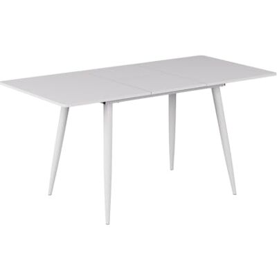 Vicco Table de salle à manger "Beaver", Blanc, 120x80cm extensible, pour une utilisation flexible comme table à manger ou de travail Vicco Table de salle à manger "Beaver", Blanc, 120x80cm extensible, pour une utilisation flexible comme table à manger ou de travail