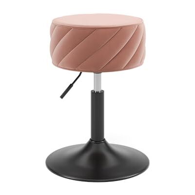 Vicco Tabouret "Cherio", Rose, 35x50.5cm, adapté comme siège pour coiffeuse ou table de maquillage Vicco Tabouret "Cherio", Rose, 35x50.5cm, adapté comme siège pour coiffeuse ou table de maquillage