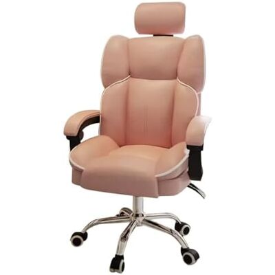 ZXLAGDBP Chaise de jeu confortable ergonomique pour bureau, étude, fauteuil de bureau pivotant, fauteuil d'ordinateur pour adultes, pour salon, chambre à coucher ZXLAGDBP Chaise de jeu confortable ergonomique pour bureau, étude, fauteuil de bureau pivotant, fauteuil d'ordinateur pour adultes, pour salon, chambre à coucher