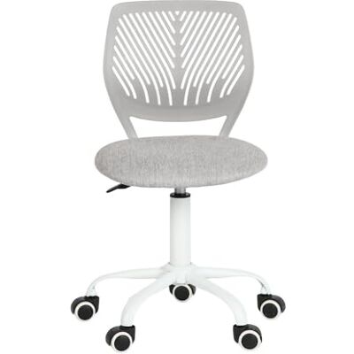 FurnitureR Adolescent, Tâche sans Accoudoirs Réglable en Hauteur, Chaise D'étude élégante pour la Maison et Le Bureau, Metal, Morandi Grey, 44 x 40 x 74-87CM FurnitureR Adolescent, Tâche sans Accoudoirs Réglable en Hauteur, Chaise D'étude élégante pour la Maison et Le Bureau, Metal, Morandi Grey, 44 x 40 x 74-87CM