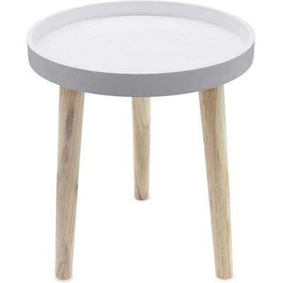 Spetebo Table basse décorative en bois 36 x 30 cm petite Spetebo Table basse décorative en bois 36 x 30 cm petite