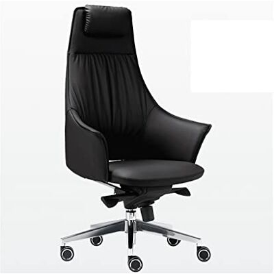 sjdoPulse Chaises de jeu d'ordinateur, chaises de bureau à domicile, chaise patron, chaises de gestion et chaises de direction, cuir, noir sjdoPulse Chaises de jeu d'ordinateur, chaises de bureau à domicile, chaise patron, chaises de gestion et chaises de direction, cuir, noir