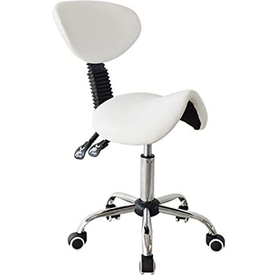 VDD Tabouret selle dossier ergonomique inclinable tabouret de barbier tabouret réglable en hauteur VDD Tabouret selle dossier ergonomique inclinable tabouret de barbier tabouret réglable en hauteur