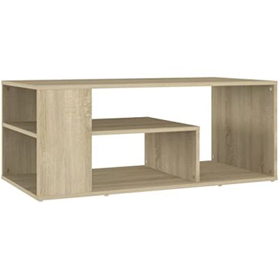 vidaXL Table Basse, Table d'Appoint, Bout de Canapé, Meuble de Rangement Salle de Séjour, Scandinave, Chêne Sonoma Bois d'Ingénierie vidaXL Table Basse, Table d'Appoint, Bout de Canapé, Meuble de Rangement Salle de Séjour, Scandinave, Chêne Sonoma Bois d'Ingénierie