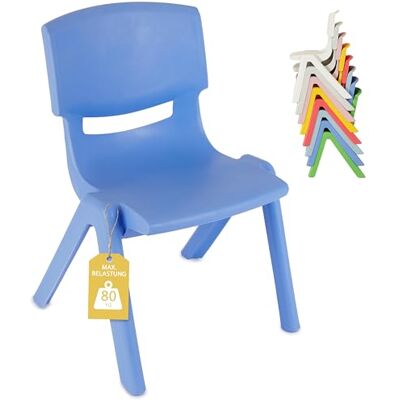BIECO Chaise pour Enfants Jusqu'à 80 kg Empilable & Anti-basculement pour l'intérieur et l'extérieur Chaise Jardin Enfant Fauteuil Bebe Chaise de Jardin Exterieur Plastique Kids Bébé BIECO Chaise pour Enfants Jusqu'à 80 kg Empilable & Anti-basculement pour l'intérieur et l'extérieur Chaise Jardin Enfant Fauteuil Bebe Chaise de Jardin Exterieur Plastique Kids Bébé