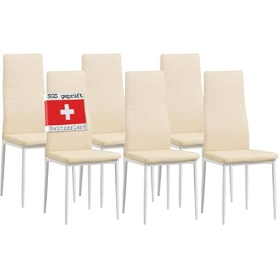 Albatros 2707 Milano Lot de 6 chaises, Beige Albatros 2707 Milano Lot de 6 chaises, Beige