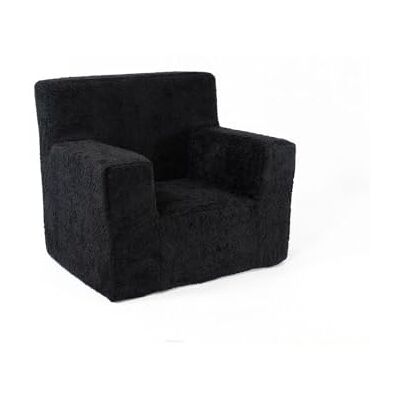 FORTISLINE Fauteuil pour enfant 51 x 47 x 34 cm Oeko-TEX Fauteuil de jeu pour enfant Chambre d'enfant Fauteuil en mousse Tissu peluche Plusieurs motifs (noir) FORTISLINE Fauteuil pour enfant 51 x 47 x 34 cm Oeko-TEX Fauteuil de jeu pour enfant Chambre d'enfant Fauteuil en mousse Tissu peluche Plusieurs motifs (noir)