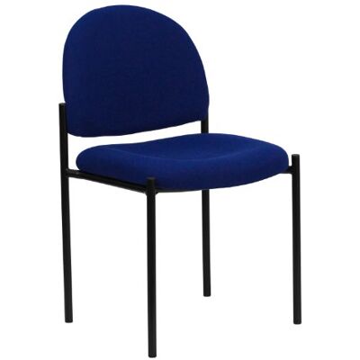Flash Furniture Chaise de réception Confortable empilable, Acier allié, Tissu Bleu Marine, 66,04 x 49,53 x 19,05 cm Flash Furniture Chaise de réception Confortable empilable, Acier allié, Tissu Bleu Marine, 66,04 x 49,53 x 19,05 cm