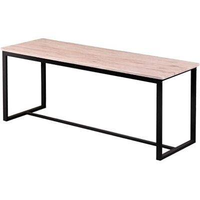 Spetebo Banc Avec Structure en Métal 120 x 35 cm Placage en Bois Moderne Banc d'Appoint Pour Salle à Manger, Maquillage, Cuisine Design Industriel Moderne Spetebo Banc Avec Structure en Métal 120 x 35 cm Placage en Bois Moderne Banc d'Appoint Pour Salle à Manger, Maquillage, Cuisine Design Industriel Moderne