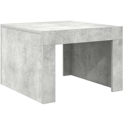 vidaXL Table Basse, Table d'Appoint, Bout de Canapé, Meuble de Rangement Salon Salle de Séjour, Moderne, Gris Béton Bois d'Ingénierie vidaXL Table Basse, Table d'Appoint, Bout de Canapé, Meuble de Rangement Salon Salle de Séjour, Moderne, Gris Béton Bois d'Ingénierie